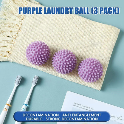 1/3PCS Magic Laundry Balls Reusable PVC Solid Cleaning Ball Household Cleaning Washing Machine Accessories Clothes Softener
