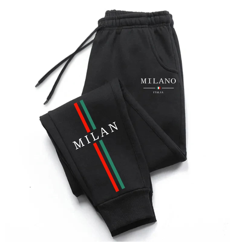 Mens Sweatpants Fashion City Print Versatile Gym Jogging Pants HotSales Soft Sports Casual Trousers High Quality Trend Man Pants