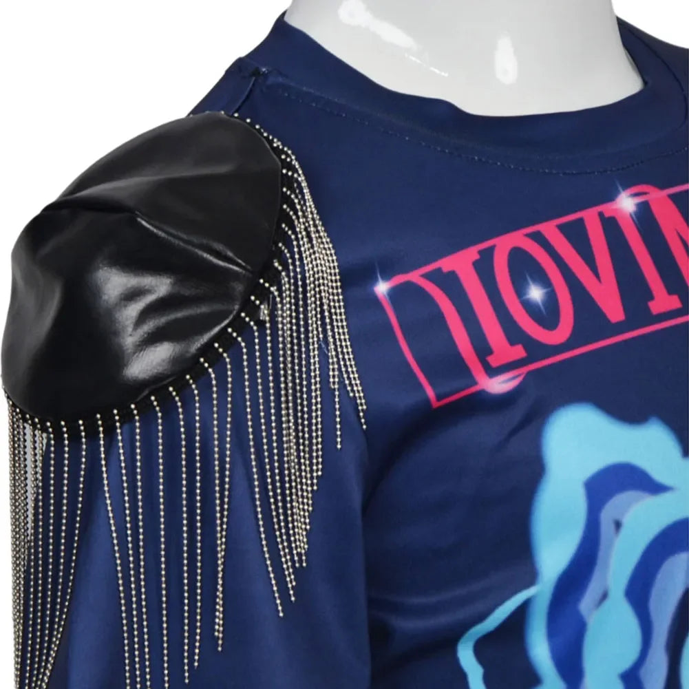 Fantasia KPop Rumi Zoey Cosplay Girls Stage Clothing Demon Hunter Disfraz Costume 6 to 14 Years Halloween Carnival Party Clothes