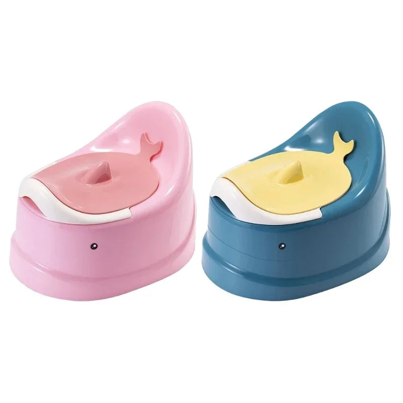 Toddler Potty Baby Toilet Trainer, Portable Training Toilet for Travel, Stable and Safe Oval Bottom Design, Non-Slip Potty