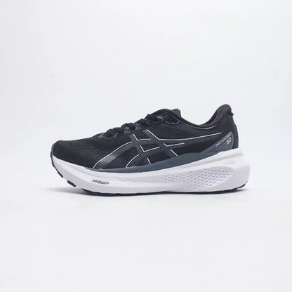 Zapatillas de running Asics Gel Kayano 30 para mujer, color negro, caña baja, antideslizantes, transpirables y ligeras.