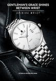 RUIGE Fashion Men's Watch Roman Scale Minimalist Men's Famous Watch Night Glow Waterproof Trendy Watch