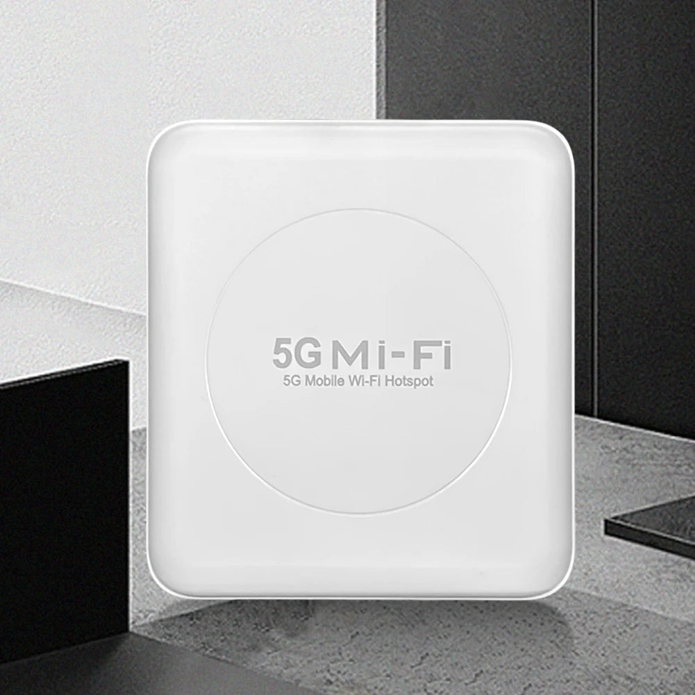 5G WiFi 6 Mobile Hotspot Router with SIM Card Slot Portable WiFi Device Pocket Mobile Hotspot for Home Office Travel