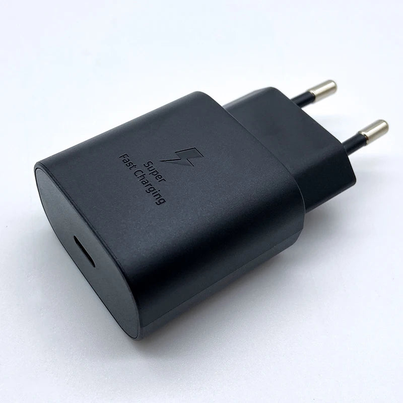 Samsung S24 25W Super Fast Charger PD Usb Type C Adapter Cargador For Samsung Galaxy S23 S22 Plus S21 ultra FE A55 A35 M55 A54