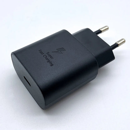 Samsung S24 25W Super Fast Charger PD Usb Type C Adapter Cargador For Samsung Galaxy S23 S22 Plus S21 ultra FE A55 A35 M55 A54