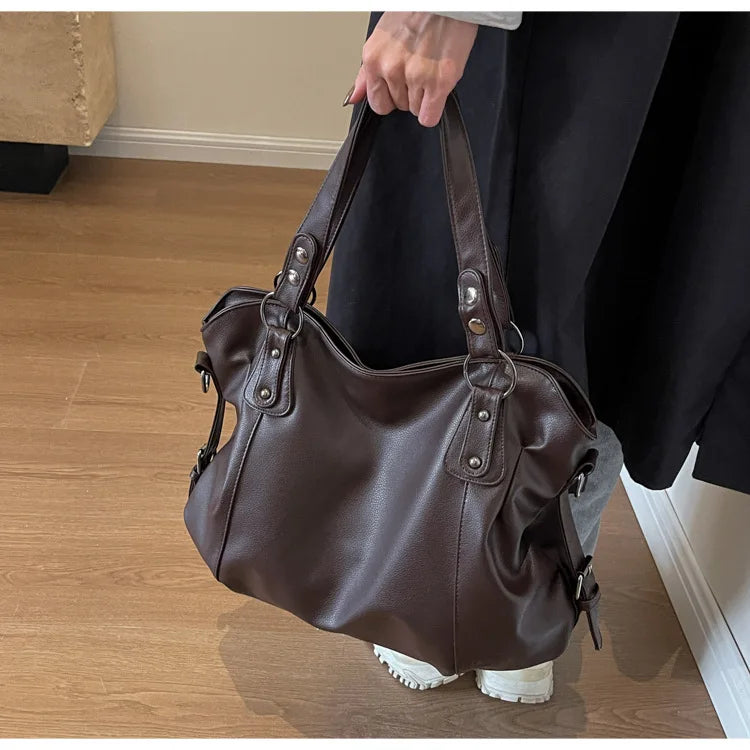 Soft Interior Compartment Shoulder Bags 2026 High Quality Contrasting Colors Bags for Women Fashion Zipper Pu Women's Handbags