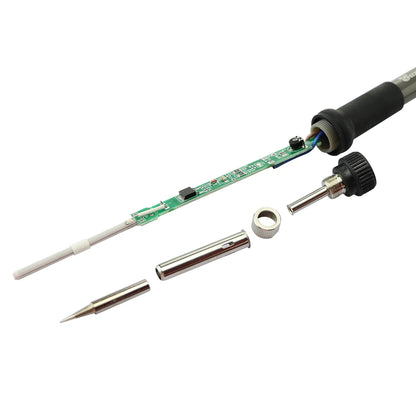 60W 80W Electric Soldering Iron LCD Digital Display Adjustable Temperature Welding Repair Tools 220V / 110V Solder Wire Tips