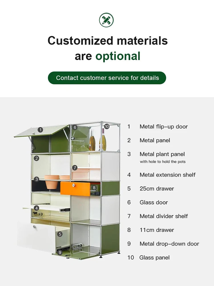 TV Stand Storage Cabinets Corner Cabinet Metal Storage Display Cabinet Living Room Cabinets Furniture