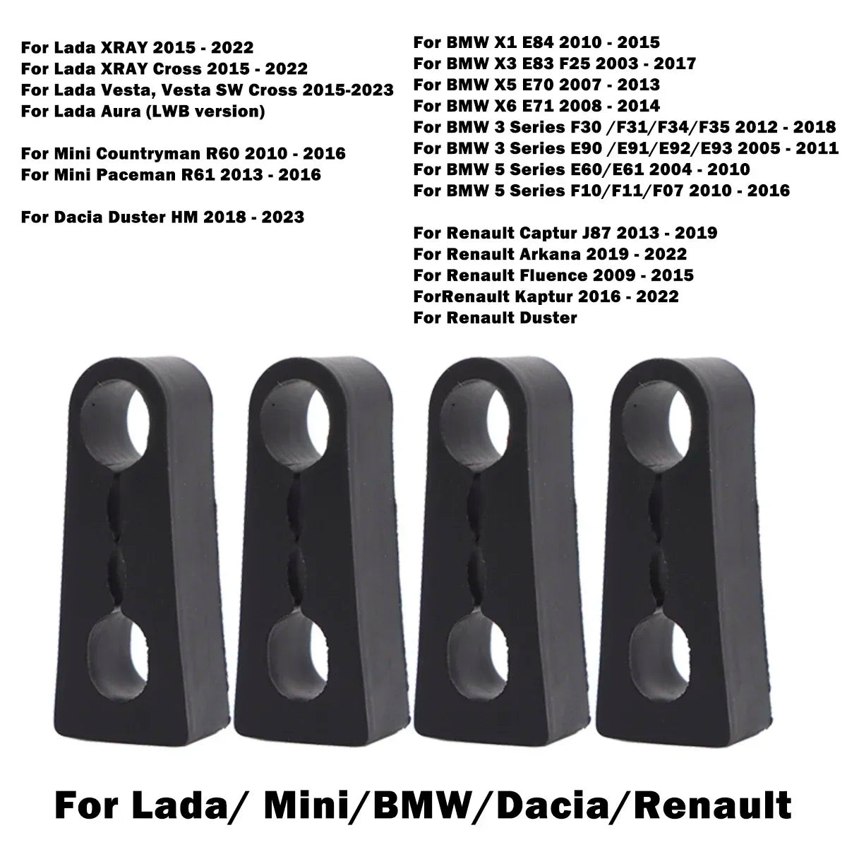 Universal Door Lock Damper Buffer Deadener Seal Shock-Absorbing Damping Protector 2004 2020 2023 2024 For Toyota Nissan VW