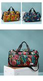 Oxford Leaves Large Capacity Travel Tote 2026 New High Quality Durable Bags Portable Daily Commute Versatile Travel Bags
