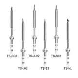 Puntas de repuesto para soldador Pine64 TS100 TS101. Varios modelos de punta para soldador eléctrico Pinecil V2, serie TS, BC2 ILS.