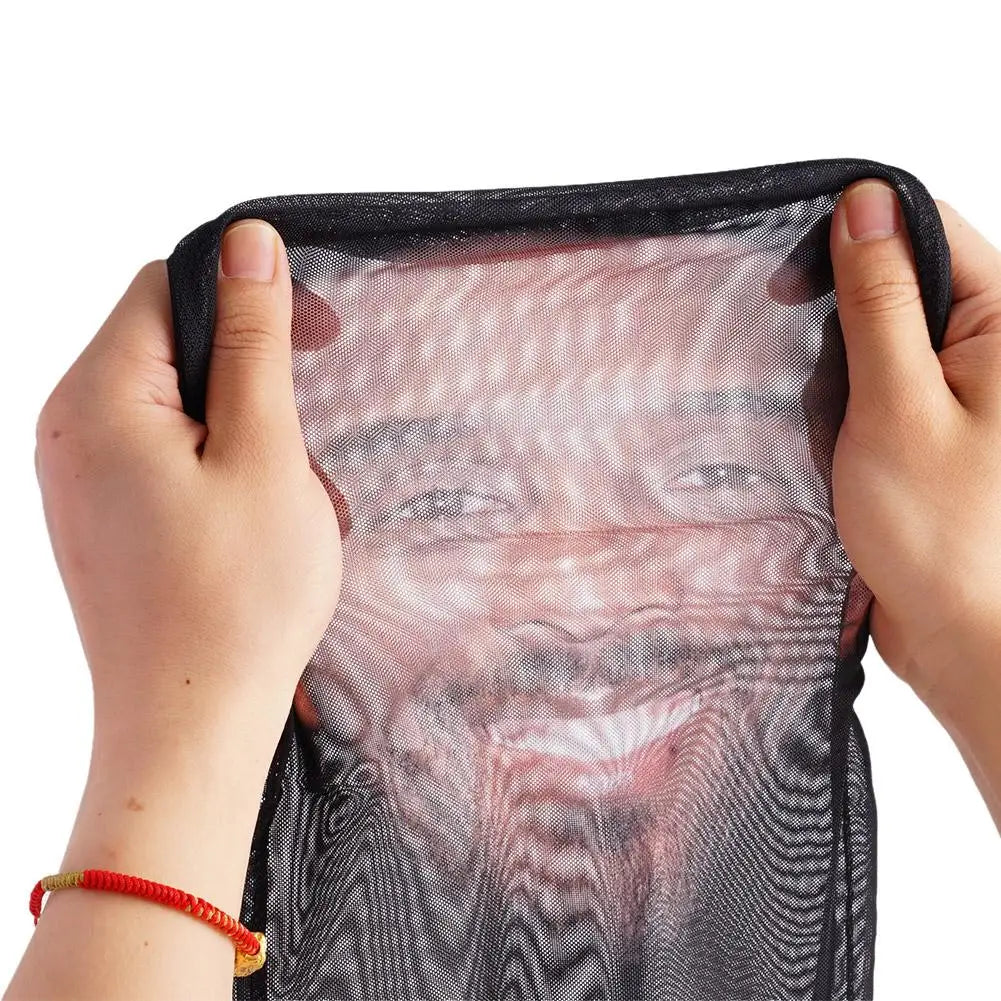 Máscara creativa de Kanye con impresión 3D, malla elástica, máscara facial completa, tocado para cosplay, artículos novedosos, accesorios de fiesta para cosplay para hombres y mujeres