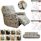 Elastic Recliner Sofa Cover Printed Slipcover Chair Sofa Protector Relax Armchair Stretch Couch Covers For Living Room