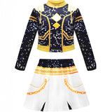 Children Girls Movie Kpop Mira Cosplay Costume Print Demon Hunters Zoey Rumi Cosplay Carnival Show Clothes Kids Girl Huntrix Set