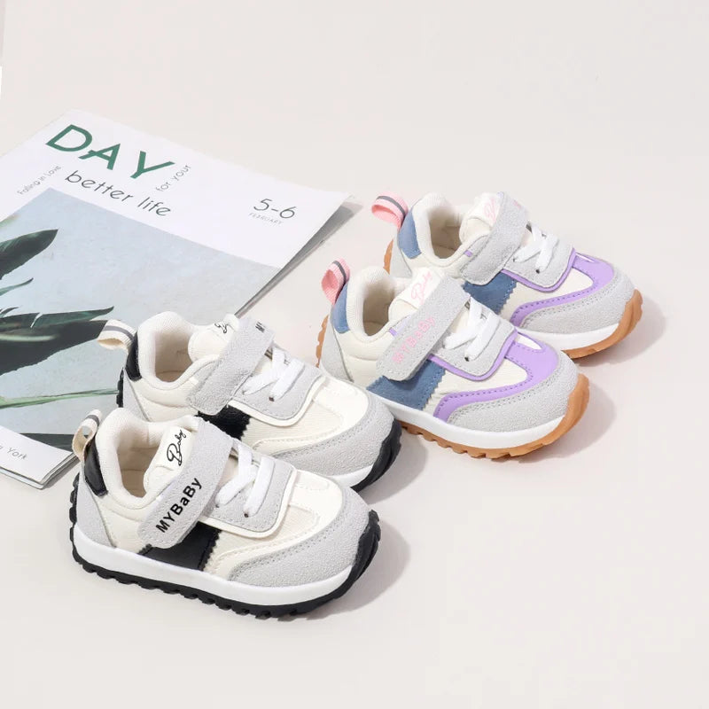 Zapatos deportivos informales de primavera y otoño para niños, de alta calidad, antideslizantes, para caminar, bonitos, BM16