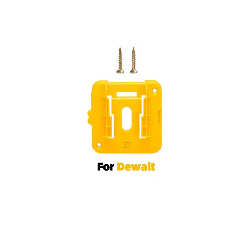 Machine Holder Battery Storage Rack for Dewalt/Makita/Milwaukee 14.4V 18V Li-ion Battery Wall Mount Tool Bracket Fixing