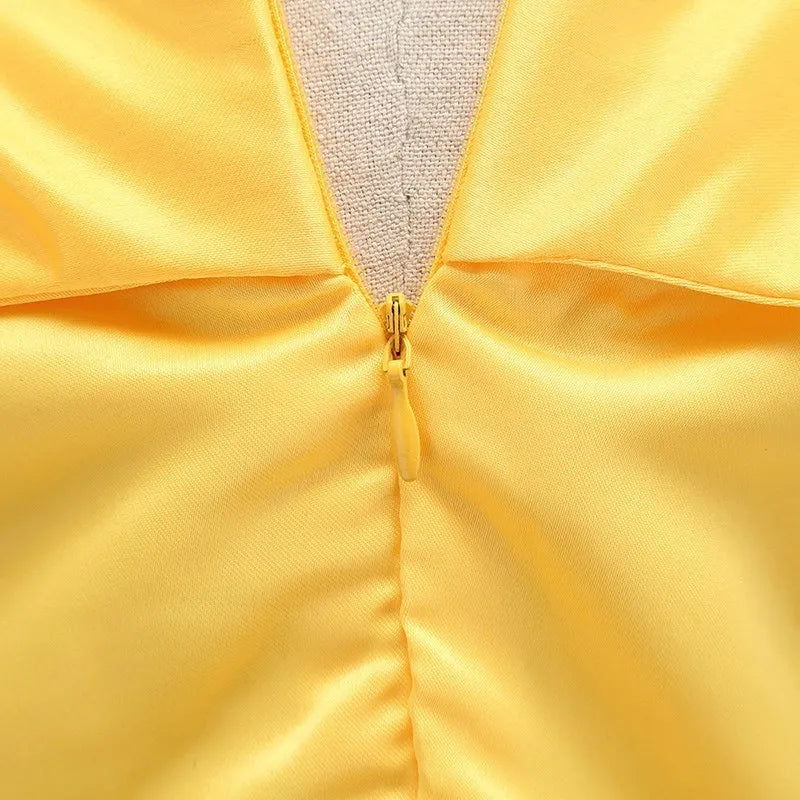 Girls Belle Dress Kids Ball Gown Princess Costume Beauty and Beast Children Christmas Birthday Carnival Party Cosplay Disguise