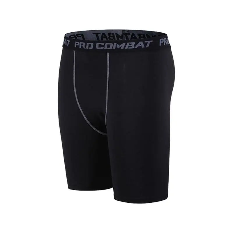 Sports New Men's Bodybuilding Shorts, Fitness Compression Tight Shorts, Sports Men's Muscle Active Elastic Tight Shorts