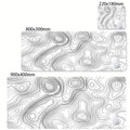 XXL Desk Mat Black And White Strata Liquid Mousepad Large Abstract Mouse Pad Gaming Deskmat With Lockedge Office Non-slip Carpet