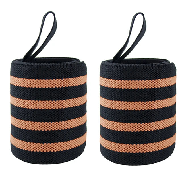 1 Pair Gym Training Wristband Extra Strength Workout Weight Lifting Strap Bandage Fitness 