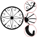 Wrought Iron Potted Stander Flower Pot Rack Stand Basion Display Shelf Garden Plant flower Holder Balcon Round Decor Ra