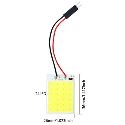 C5W Festoon LED Bulb 31mm 36mm 39mm 41mm T10 W5W LED COB Light 12V White 7000K Car Interior Dome Reading Trunk Lmaps