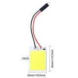 C5W Festoon LED Bulb 31mm 36mm 39mm 41mm T10 W5W LED COB Light 12V White 7000K Car Interior Dome Reading Trunk Lmaps