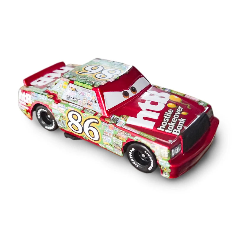 Disney Pixar Cars 3 Lightning McQueen No19 Poppy Racing Family Family Jackson Storm Ramirez Die Cast Metal Alloy Kids Gifts