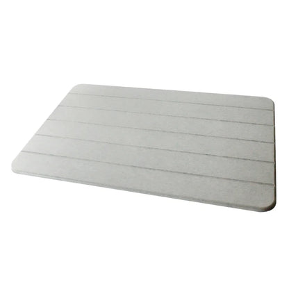 Indoor Diatomite Stone Bath Mat Diatom Mud Soft Mat Water Absorption Quick Drying Diatomite Stone Shower Mat Entryway Rugs