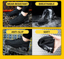 New Styles Men Safety Boots With Steel Toe Cap Anti-smash Work Sneakers Safety Shoes Men IndestructibleWork Boots Tactical Boots