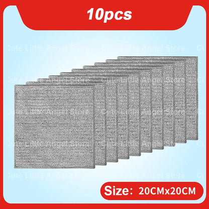 20/2pcs Thickened Steel Wire Cleaning Cloth Double -layer Non -stick Oil Iron Dishrag Kitchen Pan Pot Dishes Cloths Rags