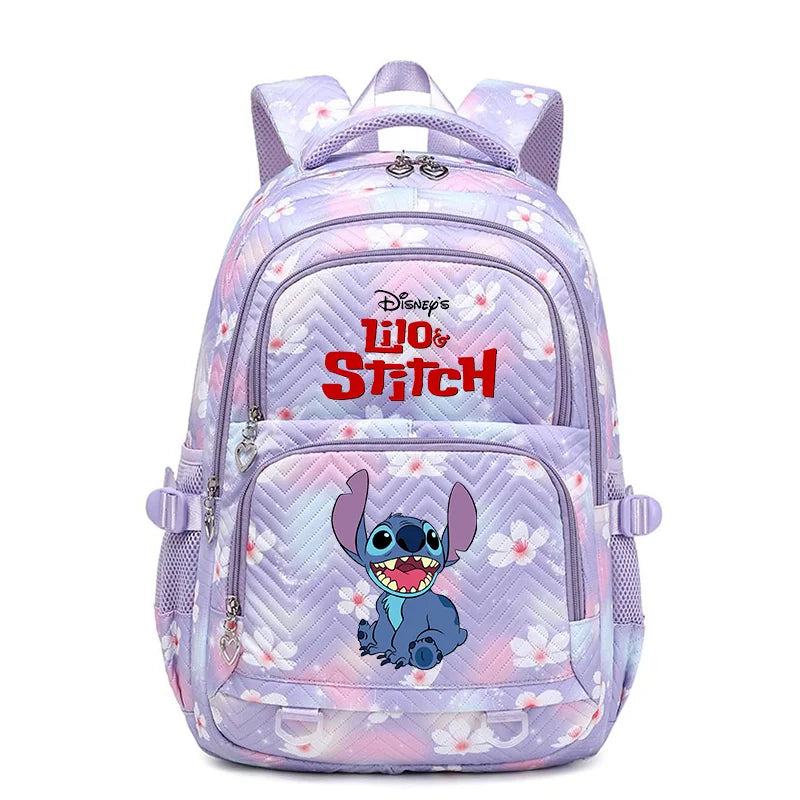 Mochila impermeable Disney Lilo Stitch para mujer, bolso de viaje para mujer, mochila escolar para adolescentes, mochila para libros