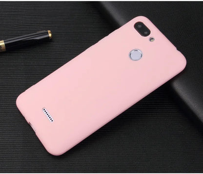 Funda de silicona TPU mate para Xiaomi Redmi 6 6A (5,45 pulgadas)