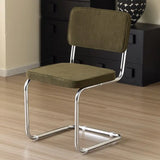 Mid-Century Modern Dining Chairs with Metal Frame, Multiple Styles Leisure chair for Kitchen, Living Room, Office , Muebles