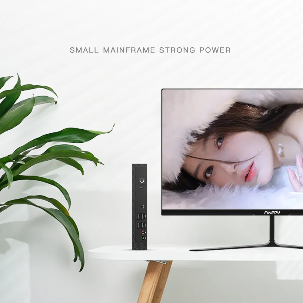 TexHoo Mini PC Computer Intel Core i7 i5 Processador ITX Windows 10 Pro Thin Client Industry COM SSD Bluetooth WIFI Brand New