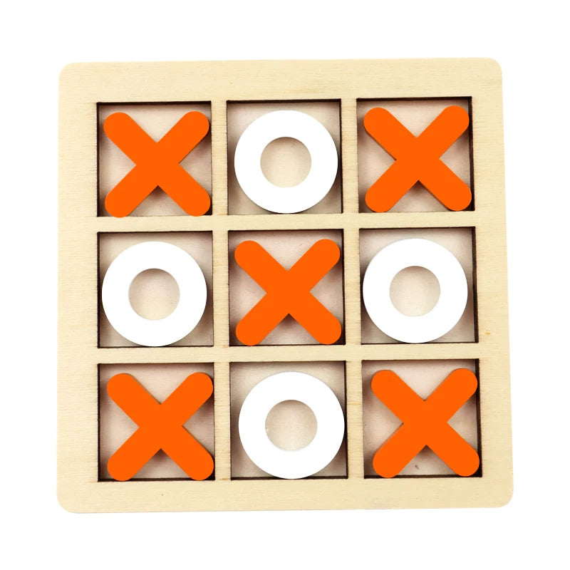 Montessori Play Game Wooden Toy Mini Chess Interaction Puzzle Training Brain Learning Early Educational Toys For Children Kids