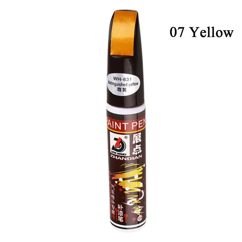 Car Paint Scratches Repair Pen Brush Waterproof Paint Marker Pen Car Tyre Tread Care Automotive Maintain Black White Red Silver