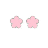 Stainless Steel Clover Bracelet for Women 14k Gold Silver Five Leaf Flower Delicate Lucky Link Bracelets Jewelry for Girls 
