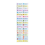 Personalized School Stickers Custom Name Labels for Kids Bottles & Pens & Cups- Waterproof Removable Durable Stationery Decals