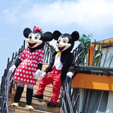 Disney Mickey Minnie Mouse Mascot Costume Cartoon Characters Advertising Event Party Cosplay Dress Suit Animal Carnival Props