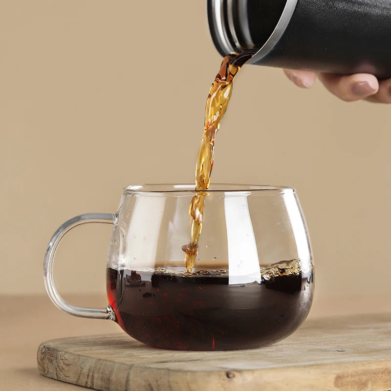 Filtro de café portátil de acero inoxidable 304, soporte para café y té, taza reutilizable, juego de taza de té con gotero, cafetera, utensilios de café