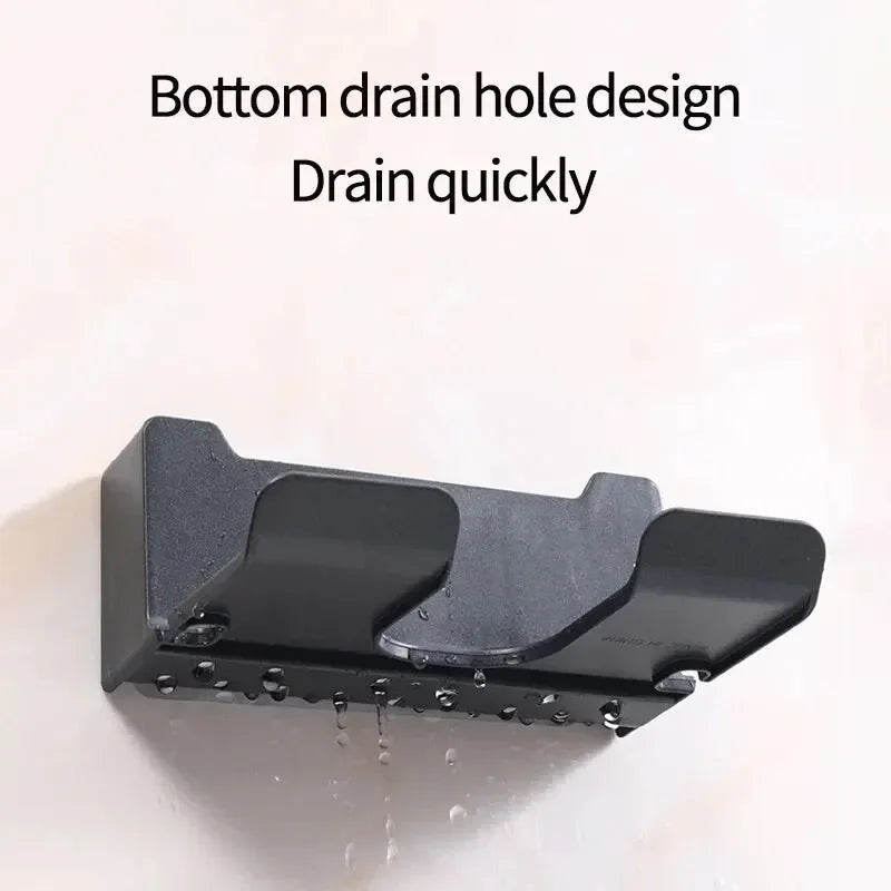 Shelf for Bathroom Dryer Cradle Wall Shelves Hair Dryer Holder Hairdryer Shower Organizer Box Toilet Blower Holder BathroomStuff
