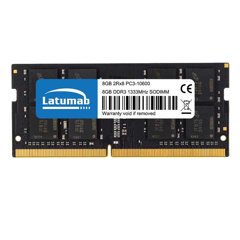 Latumab SODIMM Memoria DDR4 DDR3 DDR3L DDR2 16GB 8GB 4GB 2GB 3200 2666 2400 2133 1866 1600 1333 800 667 MHz Laptop Ram Memoria
