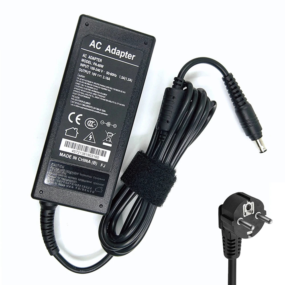 AC Laptop Charger Power Adapter 19V 3.16A 60W 5.5*3.0mm For Samsung R429 RV411 R428 RV415 RV420 RV515 R540 R510 R522 R530