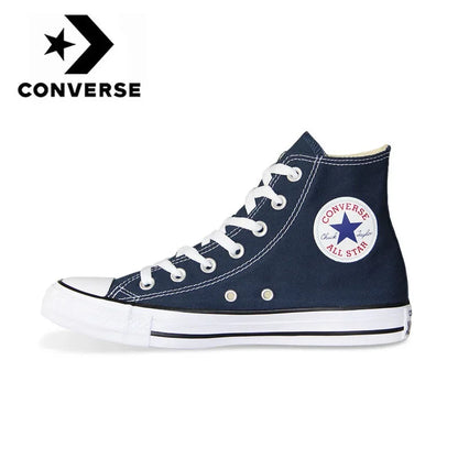 Converse Chuck Taylor All Star Men and Women Skateboarding Shoes Low-top Outdoor Vintage Sneaker White Black