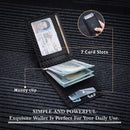 Rfid Credit Card Holder Men Wallets Money Clip Luxury Slim Thin Mini Wallet Male Small Short Purse Minimalist Billfold Vallet