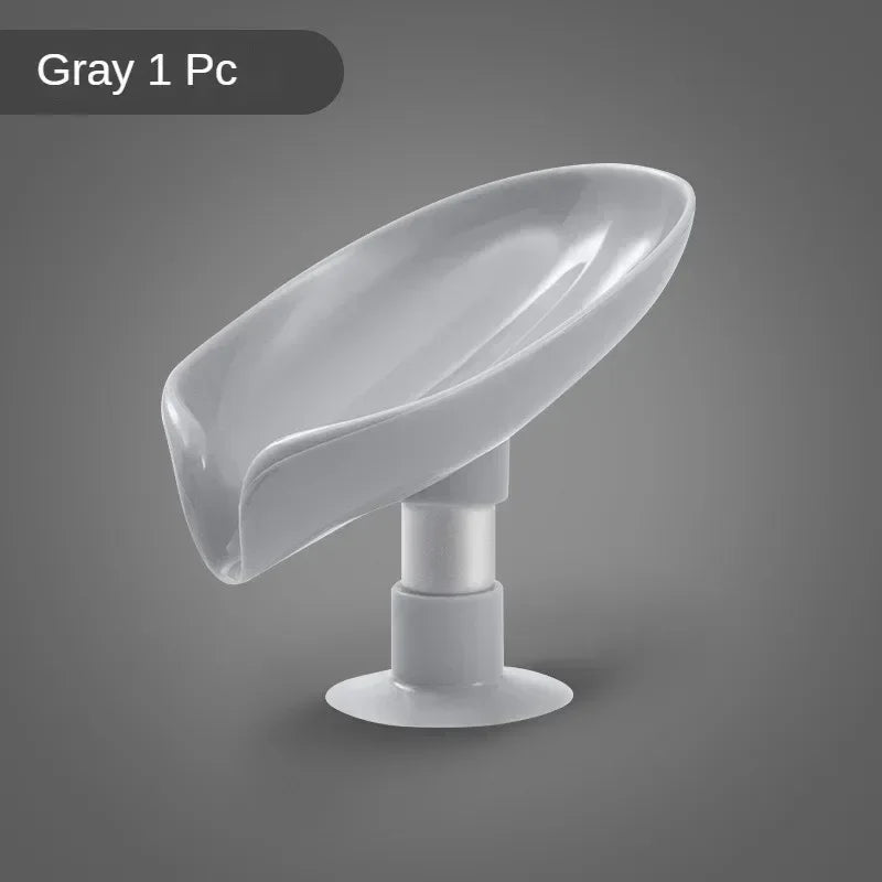 Super Suction Cup Soap Dish with drain water For Bathroom Soap Holder Kithcen Sponge Holder Soap container Bathroom Supplies