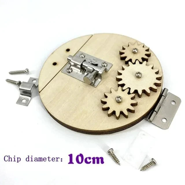 Montessori Busy Board DIY Clock Toy Baby Sensory Toys Busyboard Cognitive Activity Board Accessories For Children Gift