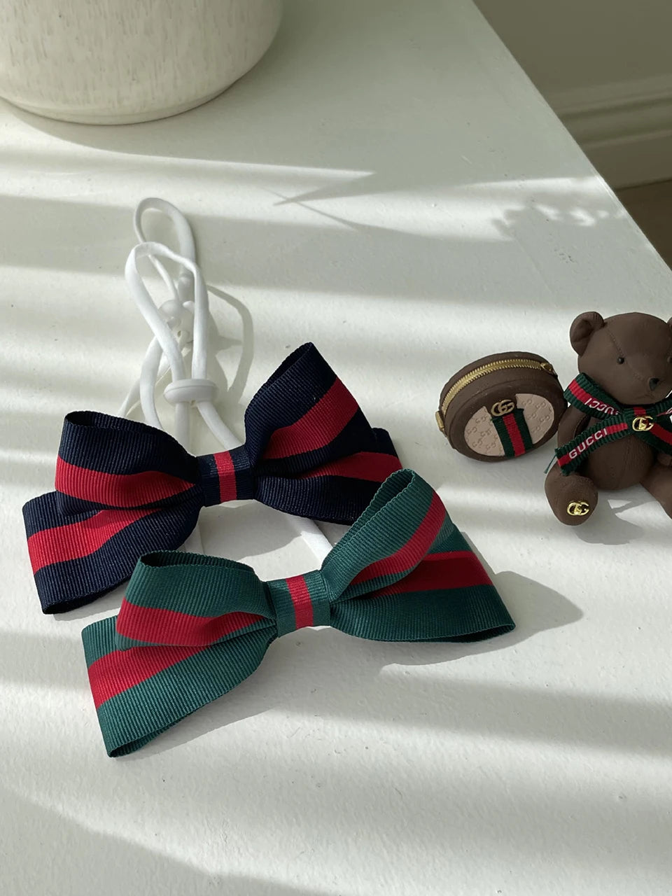 FATHIN Dog Princess Dresses Puppy Bow Knot Dress Luxury Pet Skirt Striped Dresses for Small Medium Cats