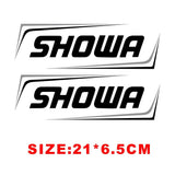 Reflective Motocross Motorcycle Sticker Fork Kyb Wp Suspension Showa Decals For Yamaha Honda Suzuki Ktm Kawasaki Benelli